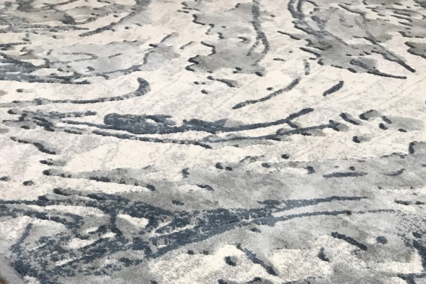 High Seas Aegean Blue Rug closeup.